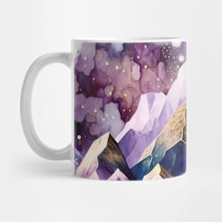 Geode Magical Purple Druzy Mug